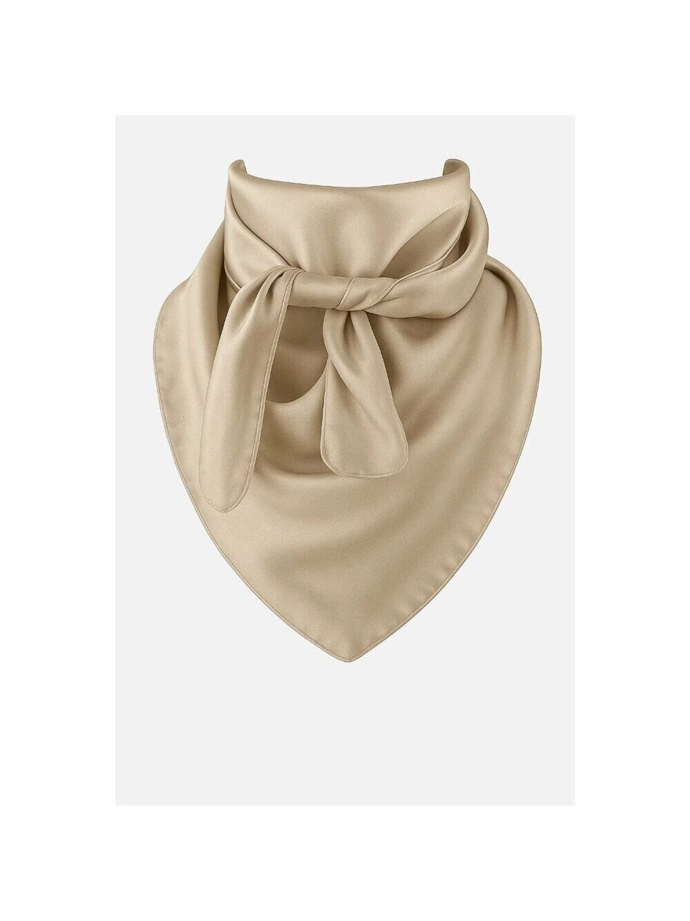Tan Wild Rag Large Scarf 23x23" Western Accessory Cowgirl or Cowboy